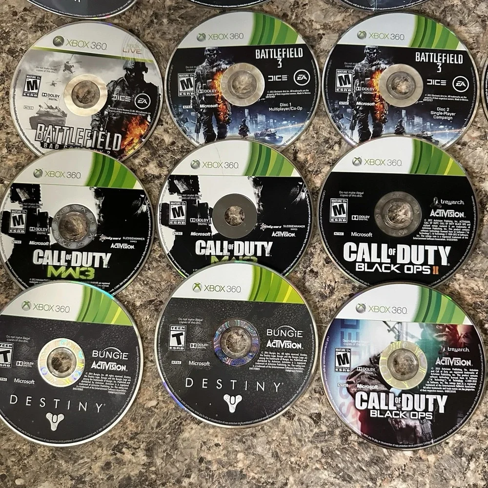 Xbox 360 Lot Of 15 Shooter Games Halo Call Of Duty Destiny Reach 4 Bad Company